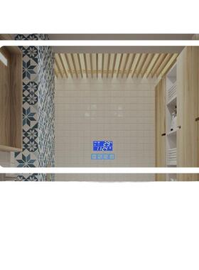 浴室智能镜子触摸镜屏卫化生间挂无品牌/墙式带洗手间妆led子灯贴