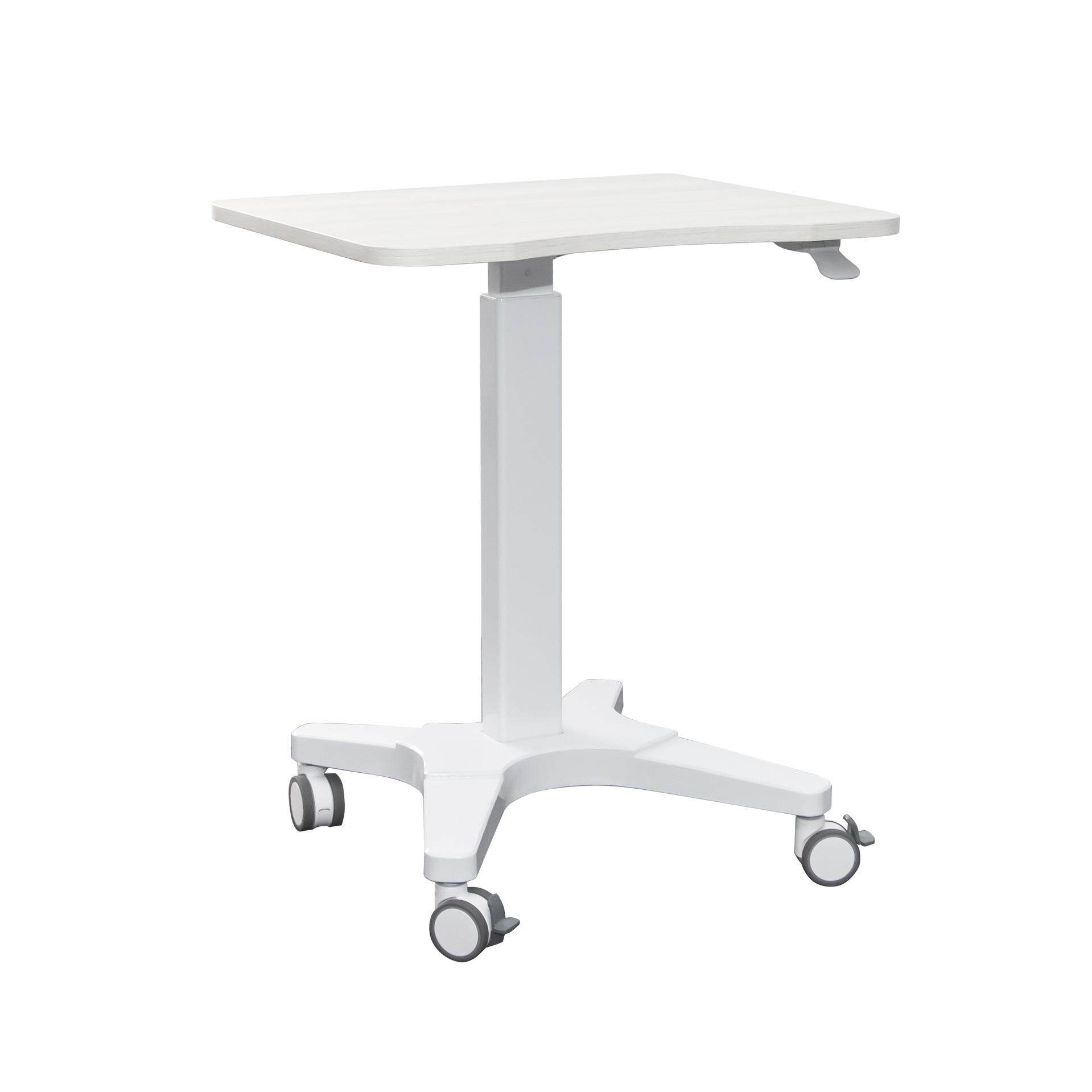 可移动气动升降办公桌站立式工作台沙发笔记本电脑桌演讲桌床边桌