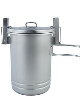 升版露营锅级大容量户外煮饭多功能蒸煮便携饭野QLF营吊锅0煮4