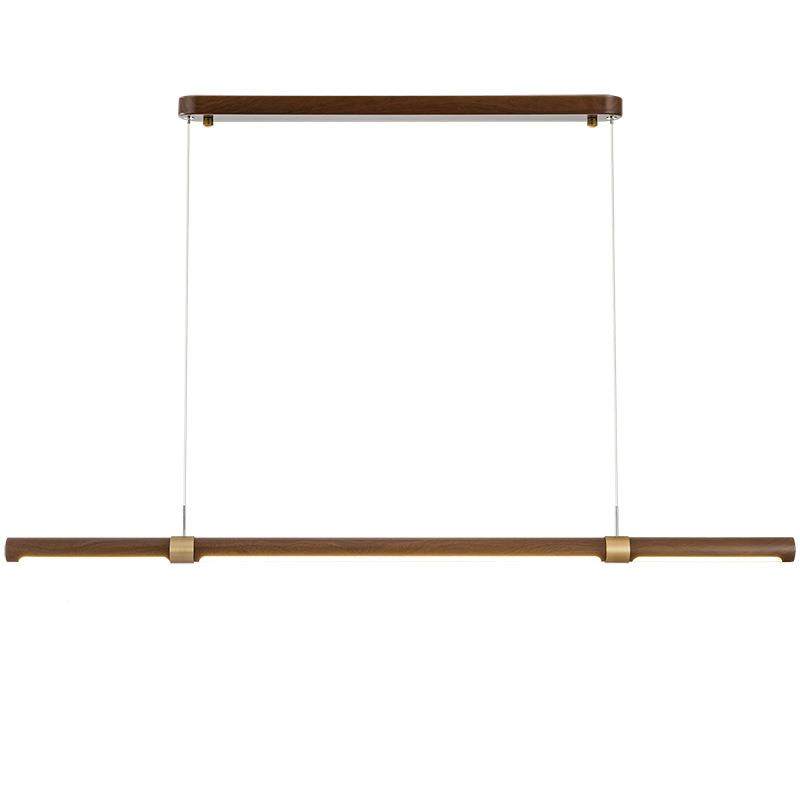 热灯卖新中式字长条吊灯一师茶室70931设计灯仿木纹办公室极简餐,家装灯饰光源,智能吊灯,淘宝优惠券,粉丝福利购,淘宝优惠卷