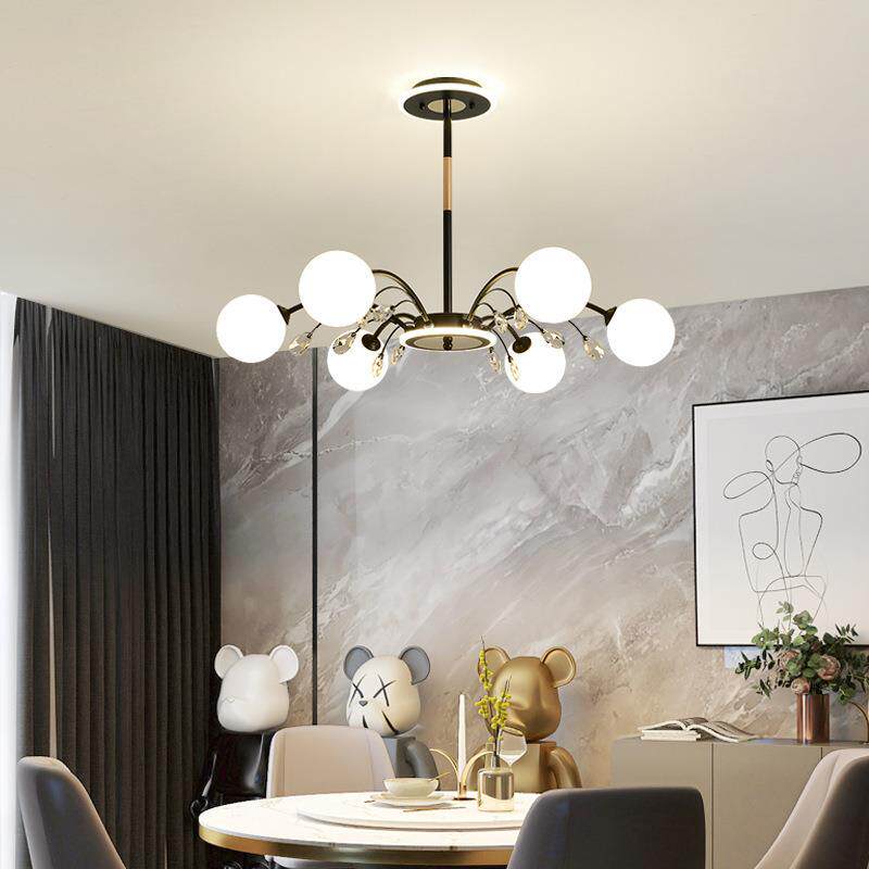 北欧led客卧厅灯简约现代大气室魔餐厅灯爆款豆网红ins吊灯灯具饰