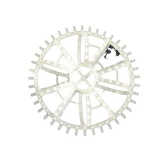 厂家PP共聚带刺花环洗涤塔废气处理用共聚丙烯拉西环填料圆环