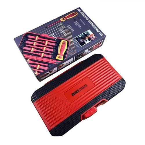 13件套VDE电工螺丝批组套铬钒钢绝缘塑柄螺丝刀套装组合厂家直售