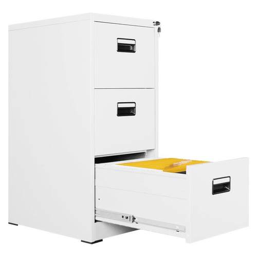 可移动钢制拆装挂劳柜带锁3斗4斗卡箱落地办公室文件柜