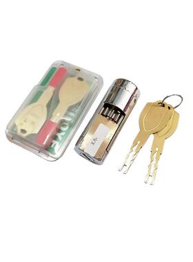 替特能双换头开自锁防盗门锁芯动齿轮超B级C级68锁7888