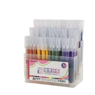 96支5架2装直液式走珠笔学生中性笔笔大容量0.mm1色彩色手账