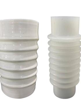 大口径VUG硅胶管耐软高温硅胶管硅胶一波纹管硅胶连接条成型硅胶