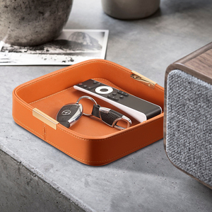 爱美仕家居装饰软装设计美式客厅杂物收纳盒商用桌面珠宝首饰托盘