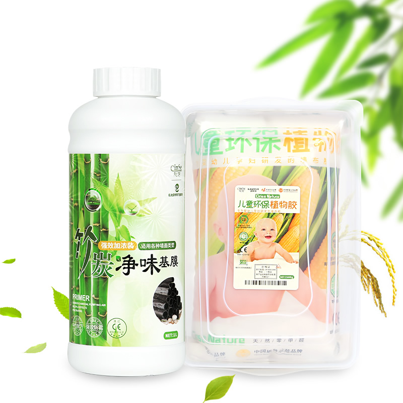 环保壁布糯米胶墙布零甲醛贴墙纸胶水强力修补基膜壁纸胶