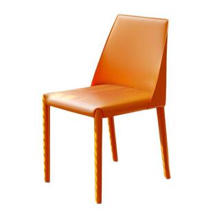 马鞍椅家用餐厅岛台椅子设计师极简凳子意式皮餐椅轻奢风餐桌