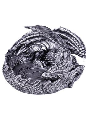 复古龙家用烟灰缸创意个性潮流多功能时尚男生礼品摆件收藏收纳盘