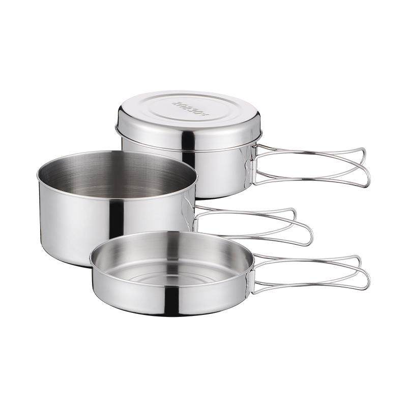 户外不锈钢炊具套装热卖野营便携锅具2-3人套锅日式野餐饭盒,餐饮具,便携/折叠餐具,淘宝优惠券,粉丝福利购,淘宝优惠卷