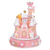 圣诞节儿童奶油胶手工城堡音乐盒女孩生日礼物八音盒益智玩具