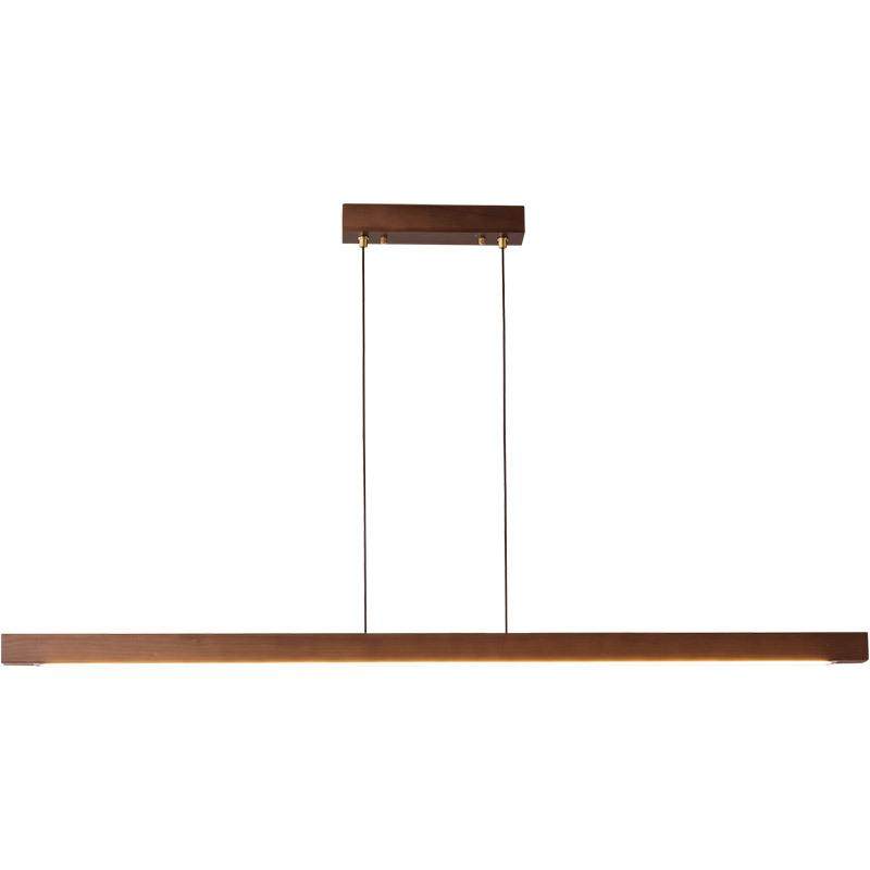 电商餐厅吊灯中古风一字长条新中式禅意茶室实木书房吧台灯具,家装灯饰光源,智能吊灯,淘宝优惠券,粉丝福利购,淘宝优惠卷