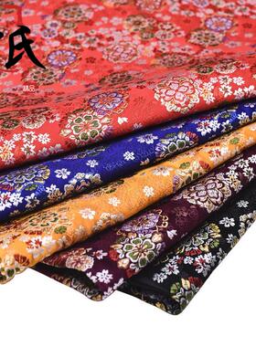 5西阵织VSJ日7系和风云锦织锦缎布料儿锦缎料丝绸拜年服童绸面缎