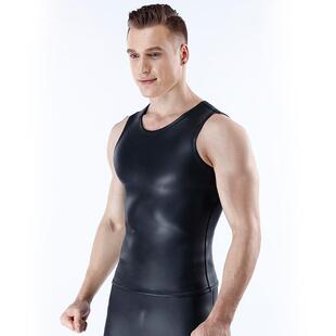 保1my.5M光皮潜水背心暖潜水游泳皮CR+超弹光潜M水服厂家直供