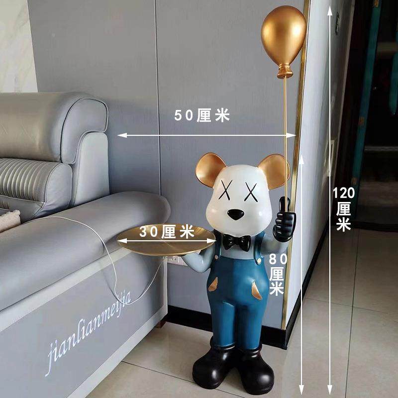 卡大型地气球小落熊存托钱罐客厅摆件通盘收纳轻奢入门装饰品,家居饰品,落地摆件,淘宝优惠券,粉丝福利购,淘宝优惠卷