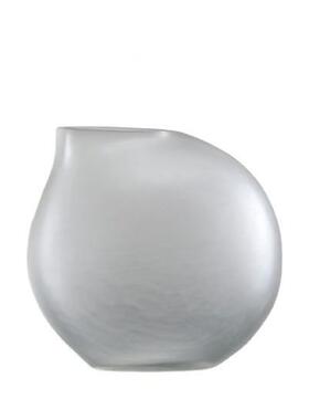 计轻奢扁圆琥斜口珀玻ali-6532璃花瓶摆设家居水培花器软工艺品i