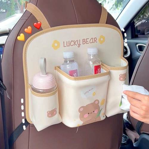 五菱缤果汽车椅背收袋纳733比亚迪海豚海鸥车垃圾纸桶巾盒车内装