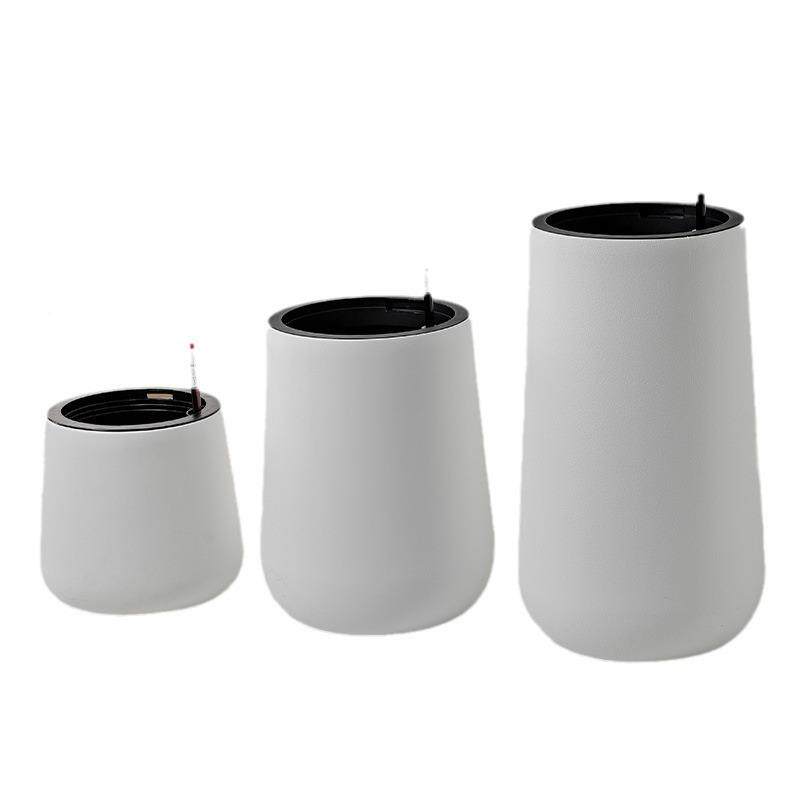 欧简约塑料水盆自吸水花商场客厅北家居CS01.CS0装饰绿植盆栽厂家