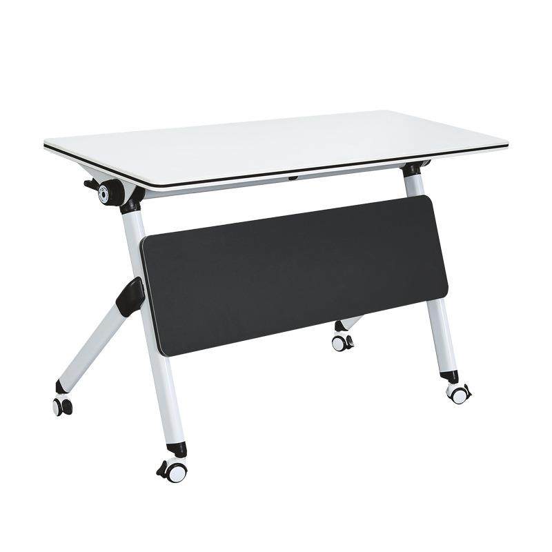 折叠会议桌培训桌椅多功能办公桌会议桌可移动拼接课桌折叠培训桌