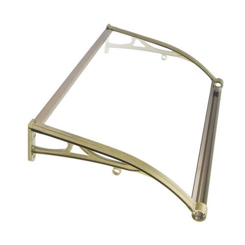 铝合金雨棚屋檐遮雨遮阳棚户外窗户家用防雨耐力板雨蓬挡雨板雨搭