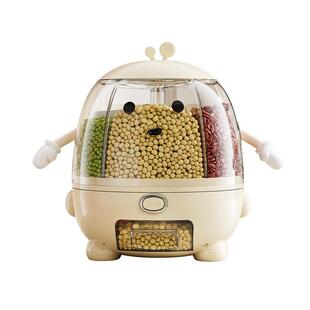 米桶食按AXB品级厨房家用防虫潮转分格压式旋大容量五谷杂粮防储