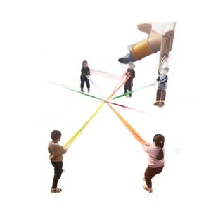 多向拉绳力十向拔河绳儿器童IYJ感统教具幼儿园户外活动亲材子互