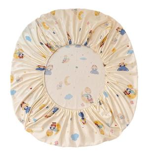 全床笠床罩单双件小清新纯棉单人床滑床单席梦思MUM L070床垫防保