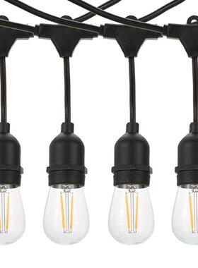 热销欧规美规澳规跑马灯串S14LED灯泡E27E26户外庭院装饰