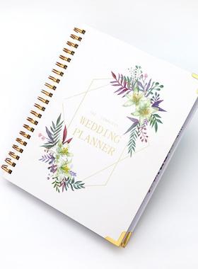 婚礼本笔记a本weddingpl娘nner新结婚圈婚线礼计划本婚庆