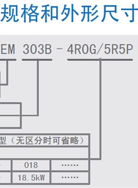 全新正弦变频器 0.75KW EM303B-R75-3B 380V