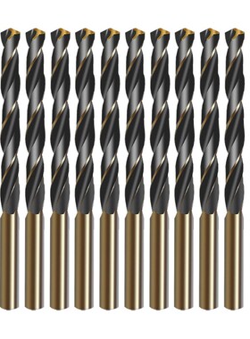 麻花钻头直柄含钴不锈钢专用打孔超硬转头金属铁铝合金钻头1-10mm