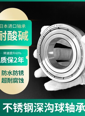 日本BPJ进口轴承S6218 S6219 S6220 2RS P5 P4 不锈钢440材质