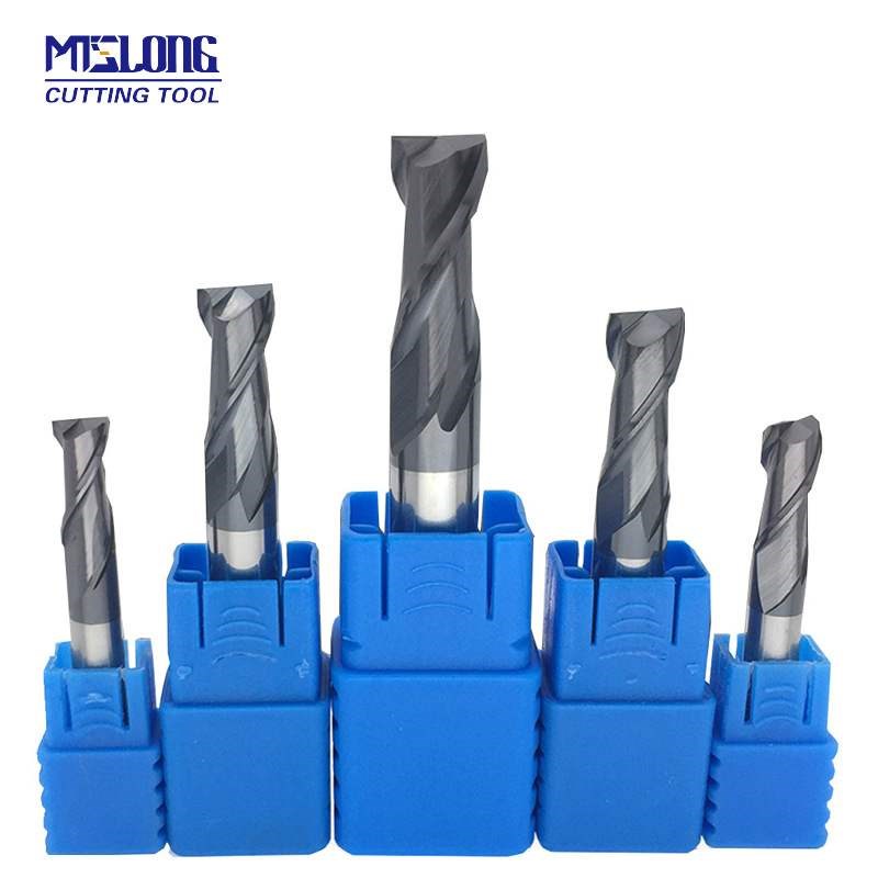 45度2刃开粗键槽cnc数控刀具平底钨钢涂层立铣刀数控刀片/刀粒