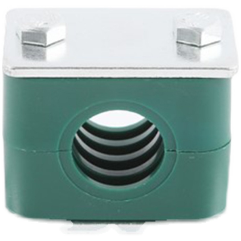 轻型固定夹抱箍 加长两边带孔固定B塑料管夹TLPG6 电缆液压夹管卡