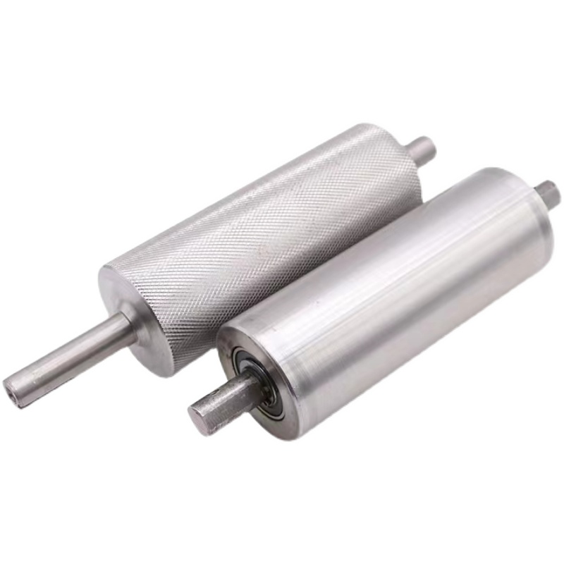 无动力滚筒输送带主动滚筒传送带滚轮不锈钢空心滚轴流水线托辊筒