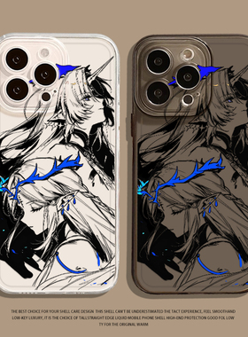 线条卡提希娅适用小米17promax手机壳15pro红米k90透明80鸣潮note14动漫70二次元13男60新款12女50/11/40/10s