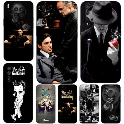 硅胶软手机壳适用荣耀100 50 60 70 80 90 X50 X40 X10 X20 X30 30Pro+20 20S畅玩40Plus god father 教父