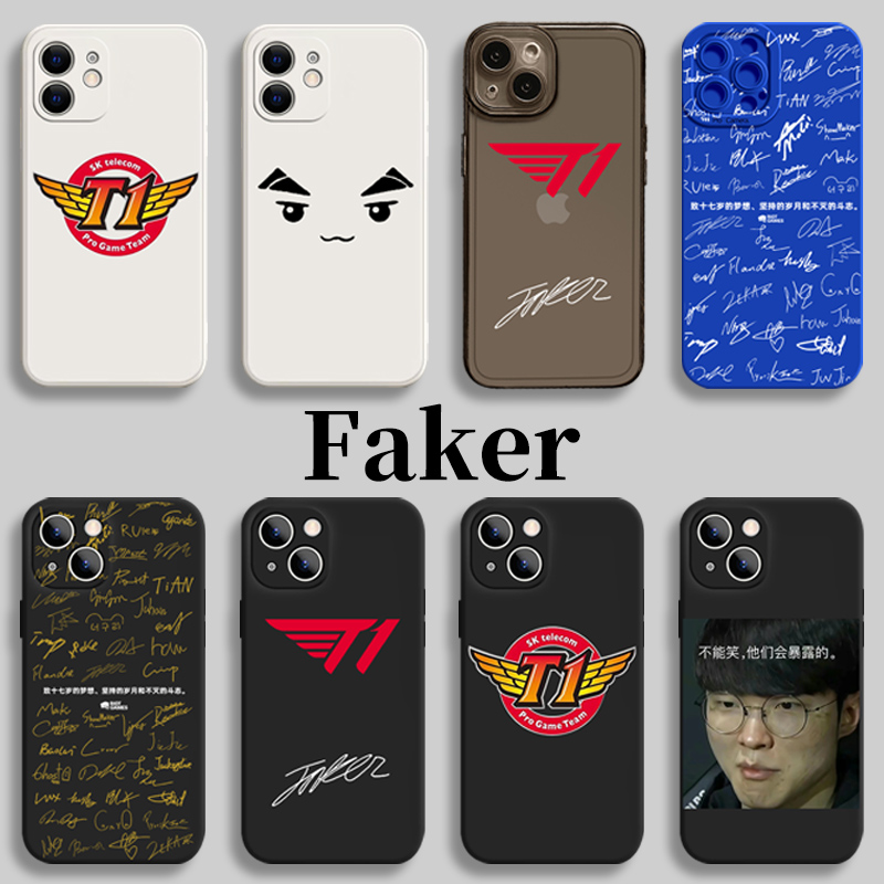 Faker手机保护壳苹果15iPhone14promax同款13小米12周边华为11签名vivo战旗oppo大魔王李相赫IQ英雄联盟适用x