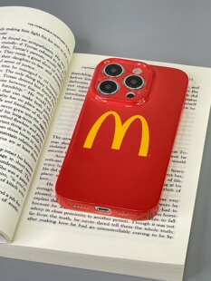 趣味麦当劳苹果15Pro手机壳iPhone14promax新款12防摔11个性13小众7创意情侣14欧美XR高颜值Plus菲林8保护套X