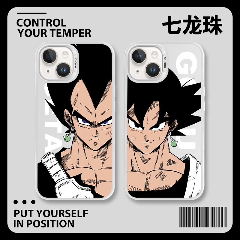 七龙珠手机壳vivo孙悟空oppo鸟山明x100卡卡罗特x90适用s17周边Reno10pro超级赛亚人IQOO12动漫一加11套neo8