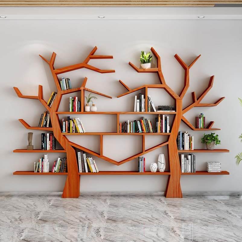 创意实木艺术树形书架置物架落地客厅卧室墙上装饰架个性儿童书柜,工业油品/胶粘/化学/实验室用品,烧杯/烧瓶,淘宝优惠券,粉丝福利购,淘宝优惠卷