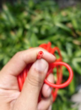 2050抗冻皮筋 1745弹弓皮筋乳胶管1842 圆皮乳胶管A配方红色