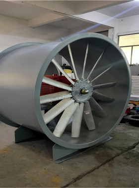 机翼型轴流风机管道加压送风机JSF-GA-710/4Kw /25000m3/h 330pa