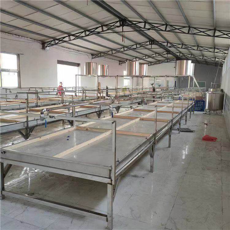 大型商用腐竹生产线厂家不锈钢圆形豆油皮机蒸汽加热惠州地区批发