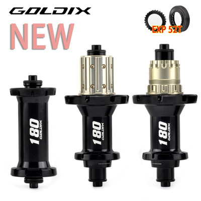 GOLDIX R180公路圈刹花鼓20/24孔2：1 v刹棘轮52T 自行车骑行配件