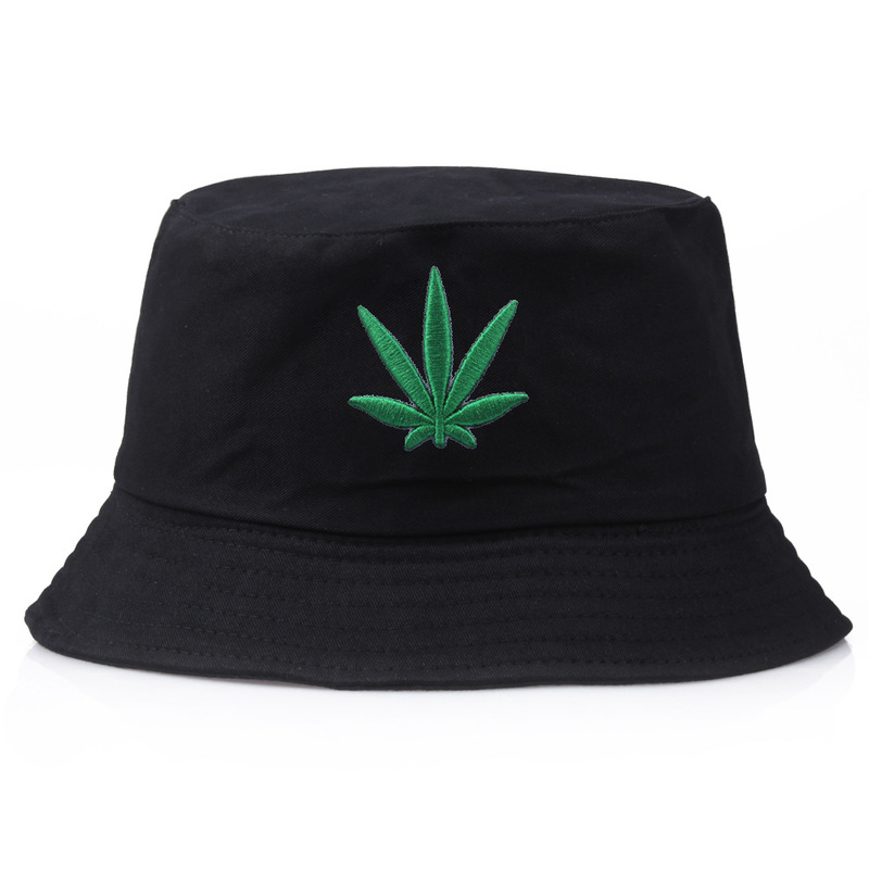 极速Men Women Maple Leaf Bucket Hat Hip Hop Fisherman Panama