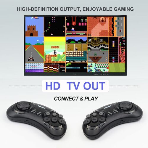 极速Video Game Console 16 Bit MD For Sega Genesis Built-in 4