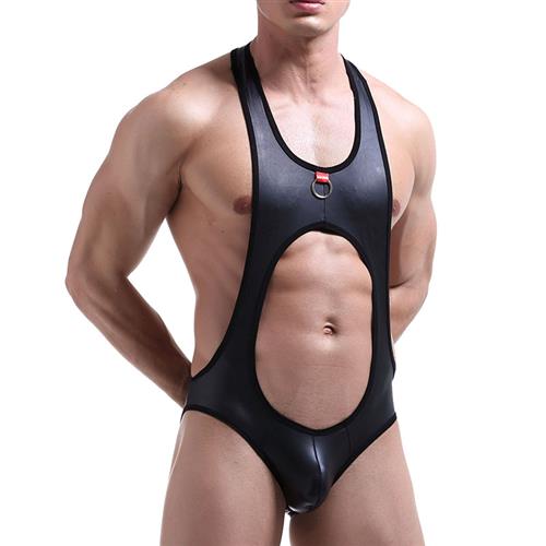 网红Erotic Lingerie Sexy Mens Bodysuit Jockstrap Bodywear Ma